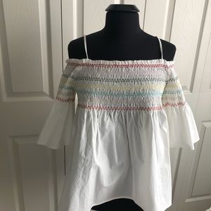 NWT Umgee open shoulder, off shoulder top